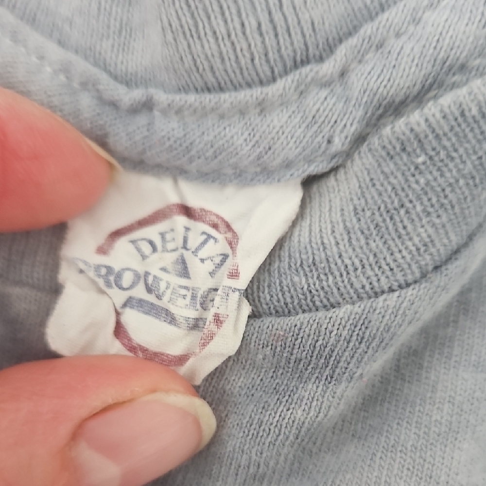 Vtg Blue Tie Dye Thomas Kinkaid Woodland Cottage Tshirt - Picture 2 of 4